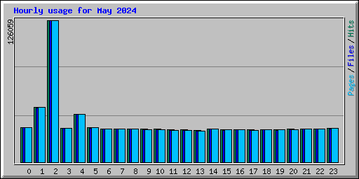 Hourly usage for May 2024